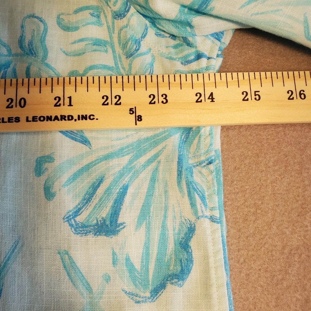 Vineyard Vines Murray Shirt Men's Large Classic Fit Blue Tropical Button down - Picture 7 of 10